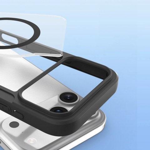 Etui Dux Ducis Skin X Pro na iPhone 17 Pro z portfelem, kompatybilne z MagSafe - czarne