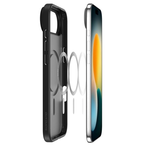 Etui Dux Ducis Yind na iPhone 17 Air kompatybilne z MagSafe - czarne