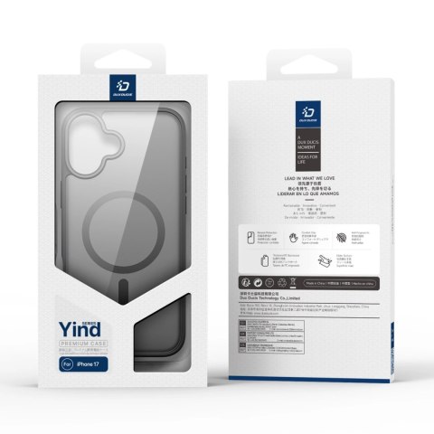 Etui Dux Ducis Yind na iPhone 17 kompatybilne z MagSafe - czarne