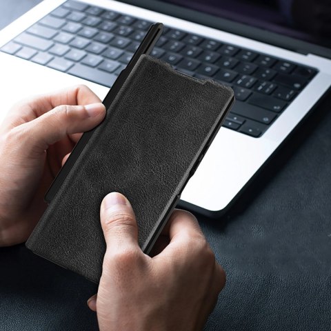 Etui Nillkin Qin Pro na Samsung Galaxy Z Fold 7 z miejscem na S Pen - czarne