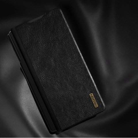 Etui Nillkin Qin Pro na Samsung Galaxy Z Fold 7 z miejscem na S Pen - czarne