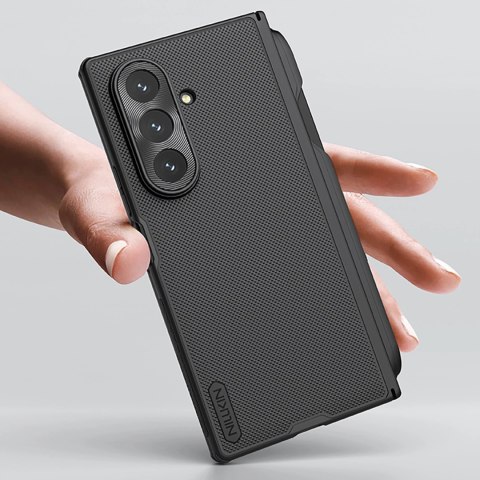 Etui Nillkin Super Frosted Shield Fold Magnetic na Samsung Galaxy Z Fold 7 kompatybilne z MagSafe - czarne