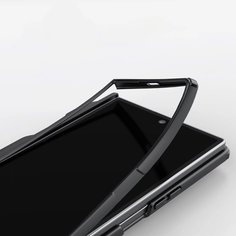 Etui Nillkin Super Frosted Shield Fold Magnetic na Samsung Galaxy Z Fold 7 kompatybilne z MagSafe z miejscem na S Pen - czarne