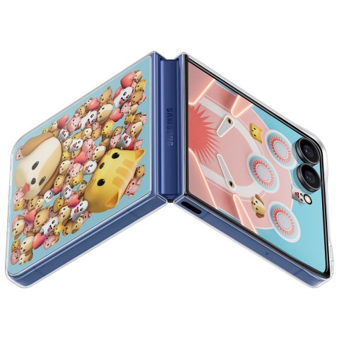 Etui Samsung Flipsuit na Samsung Galaxy Z Flip7 z wymienną płytką - przezroczyste