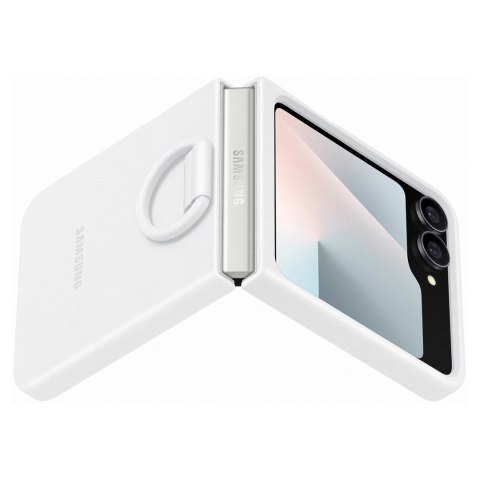 Etui Samsung Silicone Case na Samsung Galaxy Z Flip7 FE - białe