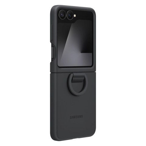 Etui Samsung Silicone Case na Samsung Galaxy Z Flip7 FE - czarne