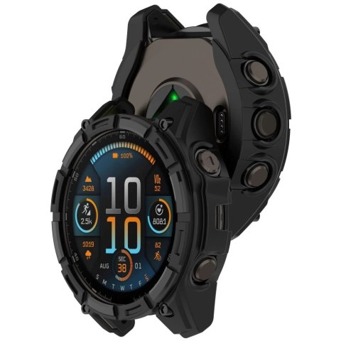 Etui Tech-Protect Defense Air na Garmin Fenix 8 47 mm - czarne