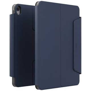 Etui UNIQ Rovus Snapmount Magnetic 360 Rotating Detachable do iPad 11" 2025 / iPad 10.9" 2022 (10 gen.) - granatowe