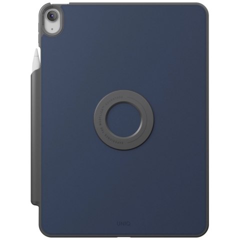 Etui UNIQ Rovus Snapmount Magnetic 360 Rotating Detachable do iPad 11" 2025 / iPad 10.9" 2022 (10 gen.) - granatowe