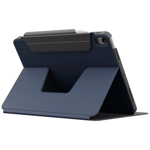Etui UNIQ Rovus Snapmount Magnetic 360 Rotating Detachable do iPad 11" 2025 / iPad 10.9" 2022 (10 gen.) - granatowe