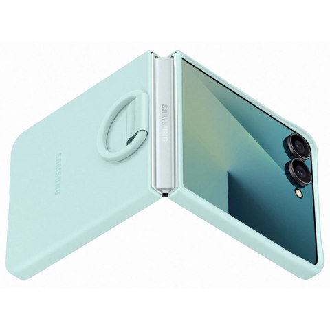 Etui silikonowe Samsung Ring Case na Samsung Galaxy Z Flip7 - jasnoniebieskie
