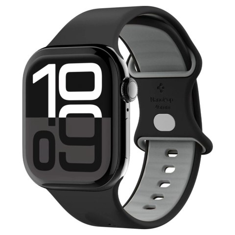 Pasek Spigen Nano Pop na Apple Watch 44 / 45 / 46 / 49 mm - czarno-szary
