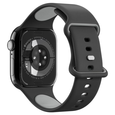 Pasek Spigen Nano Pop na Apple Watch 44 / 45 / 46 / 49 mm - czarno-szary
