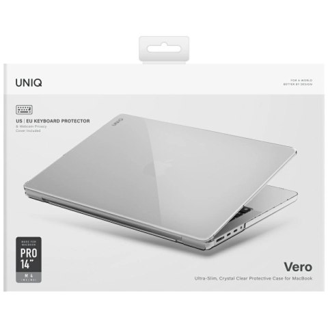 Etui UNIQ Vero do MacBook Pro 14" M1-M4 (2021-2024) - przezroczyste