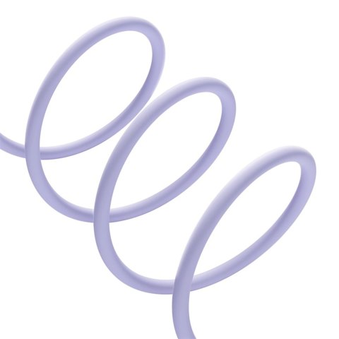 Kabel Baseus Pudding 100W USB-A - USB-C 2m - fioletowy