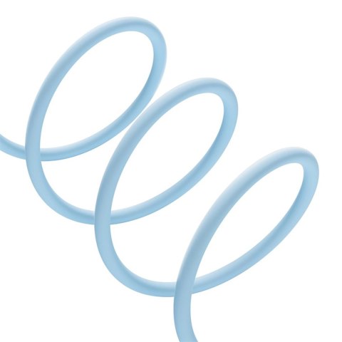 Kabel Baseus Pudding 100W USB-A - USB-C 2m - niebieski