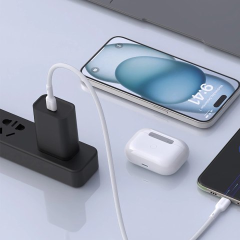 Kabel Dudao L9X 30W USB-C - Lightning 1m - biały