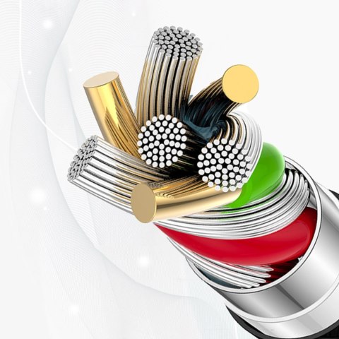 Kabel Dudao L9C 65W USB-C - USB-C 1m - biały