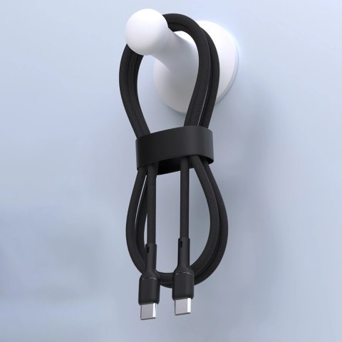 Kabel Dudao L9C 65W USB-C - USB-C 1m - czarny