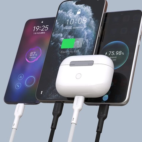 Kabel Dudao L9C 65W USB-C - USB-C 1m - czarny
