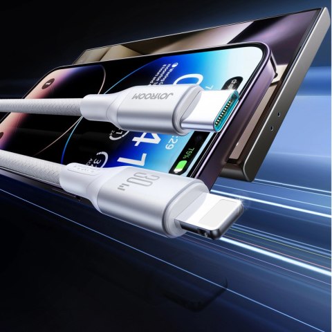 Kabel Joyroom S-A28 Flash Series 30W USB-C to Lightning 1m - biały
