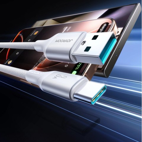 Kabel Joyroom S-A28 Flash Series 3A USB-A - USB-C 1m - biały
