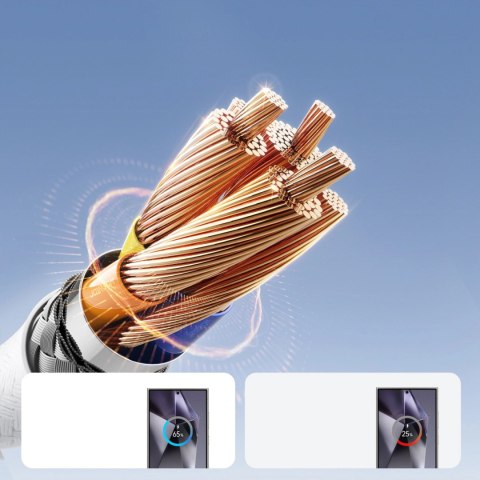 Kabel Joyroom S-A28 Flash Series 3A USB-A - USB-C 2m - biały