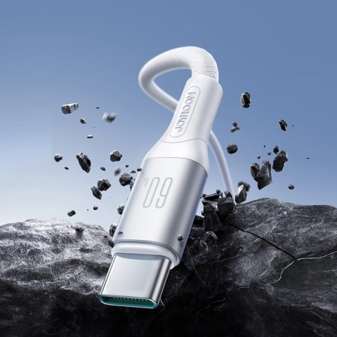 Kabel Joyroom S-A28 Flash Series 60W USB-C - USB-C 1m - biały