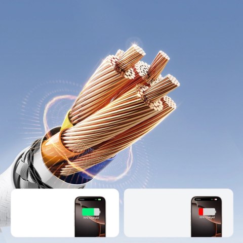 Kabel Joyroom S-A28 Flash Series 60W USB-C - USB-C 2m - biały