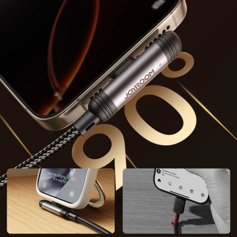 Kabel Joyroom S-A56 EnjoyX Series 90° USB-A - Lightning 3A 1,2m - czarny