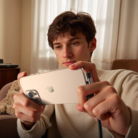 Kabel Joyroom S-A56 EnjoyX Series 90° USB-C - Lightning 30W 1,2m - czarny