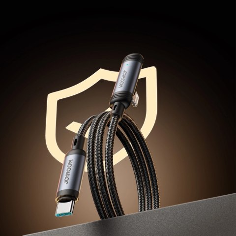 Kabel Joyroom S-A56 EnjoyX Series 90° USB-C - Lightning 30W 1,2m - czarny