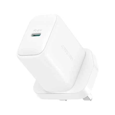 Ładowarka sieciowa Joyroom JR-TCF20 PD 20W (wtyczka UK) - biała