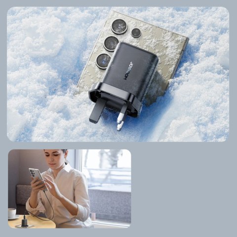 Ładowarka sieciowa Joyroom JR-TCF23 25W z kablem USB-C 1m - czarna