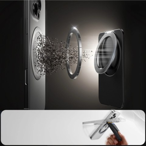 Portfel magnetyczny Joyroom JR-ZS432 kompatybilny z MagSafe - czarny