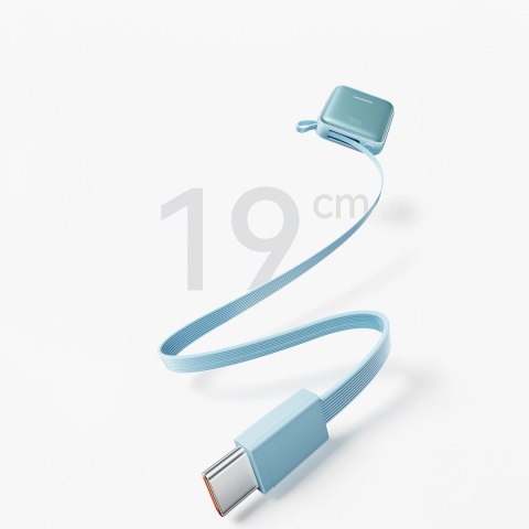 Powerbank Joyroom JR-PBF27 22,5W 10000mAh z dwoma wbudowanymi kablami - niebieski