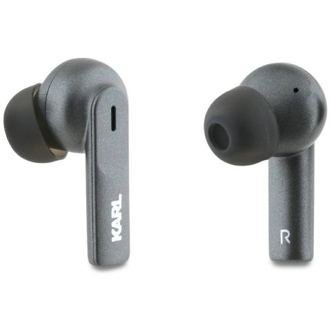 Słuchawki Karl Lagerfeld Metal Printed Logo ANC/ENC - czarne