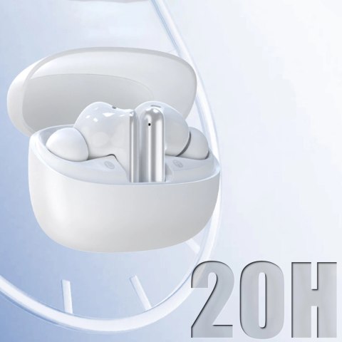 Słuchawki bezprzewodowe Dudao U21 TWS ANC ENC Bluetooth - białe