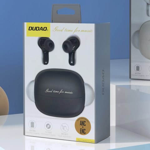 Słuchawki bezprzewodowe Dudao U21 TWS ANC ENC Bluetooth - czarne