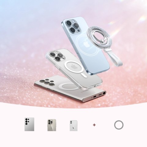 Uchwyt Joyroom JR-ZS425 ring magnetyczny - biały