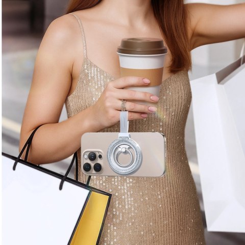 Uchwyt Joyroom JR-ZS425 ring magnetyczny - biały