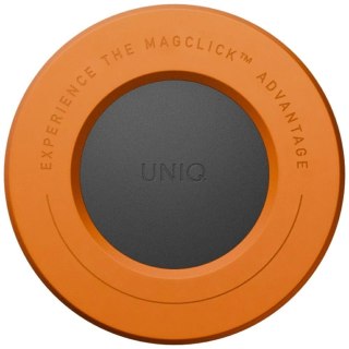 Uchwyt magnetyczny UNIQ SnapMount samoprzylepny - pomarańczowo-czarny