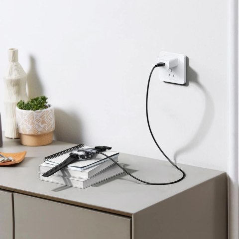 Adapter kątowy Tech-Protect Ultraboost USB-C do zegarka Garmin - szary