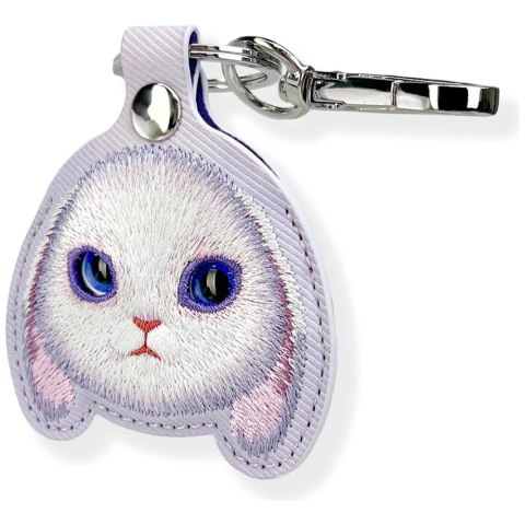 Etui Nimmy Big Eyed Pet 2.0 Rabbit na lokalizator - fioletowe