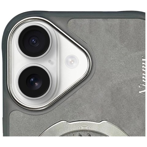Etui Nimmy Dragon MagSafe na iPhone 16 - szare