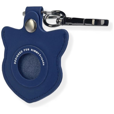 Etui Nimmy Glasses Cool Cat na lokalizator - niebieskie