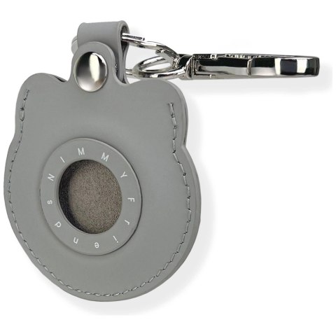 Etui Nimmy Glasses Cool Cat na lokalizator - szare