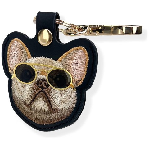 Etui Nimmy Glasses Cool Dog na lokalizator - czarne