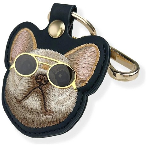 Etui Nimmy Glasses Cool Dog na lokalizator - czarne