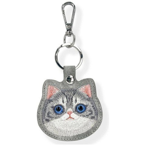 Etui Nimmy New Big Eyed Pet 2.0 Cat na lokalizator - szare